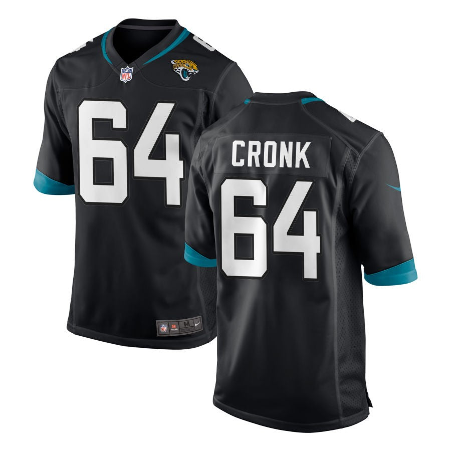 Coy Cronk Jacksonville Jaguars Nike Youth Team Color Game Jersey - Black