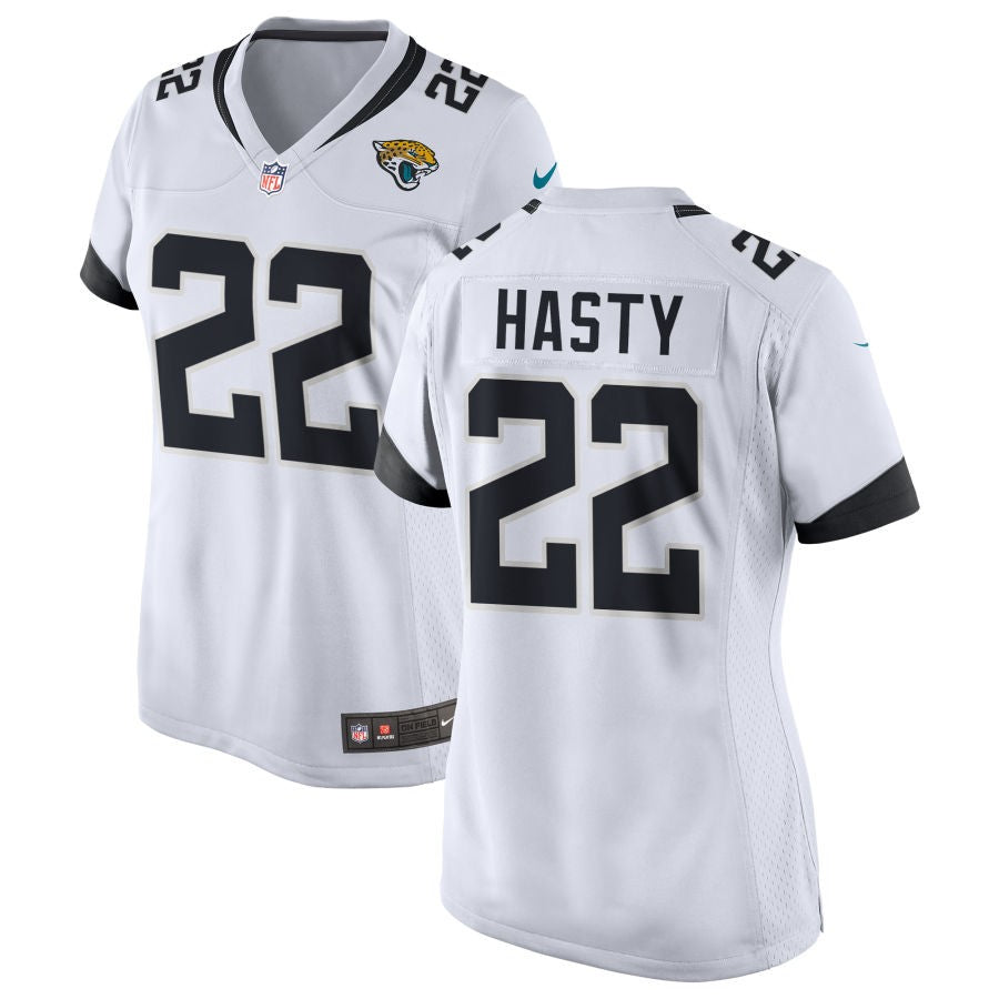 JaMycal Hasty Jacksonville Jaguars Nike Women's Game Jersey - White