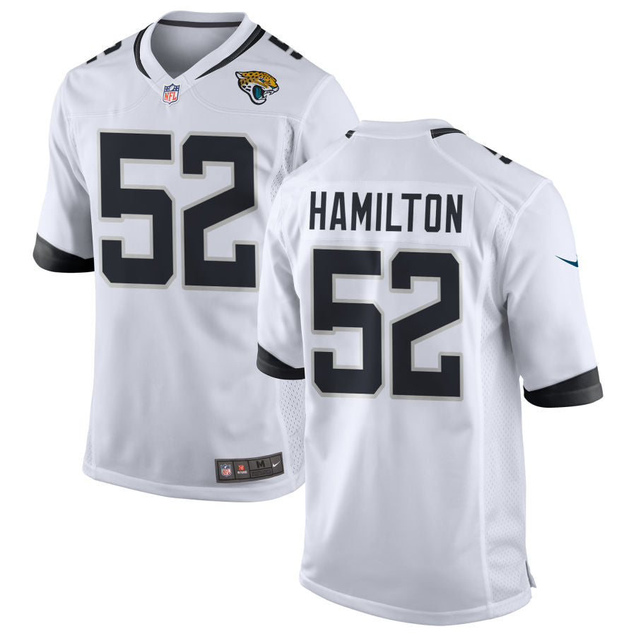 DaVon Hamilton Jacksonville Jaguars Nike Youth Game Jersey - White